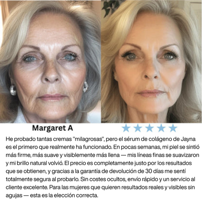 JaynaFina | Sérum de colágeno coreano para pieles maduraras
