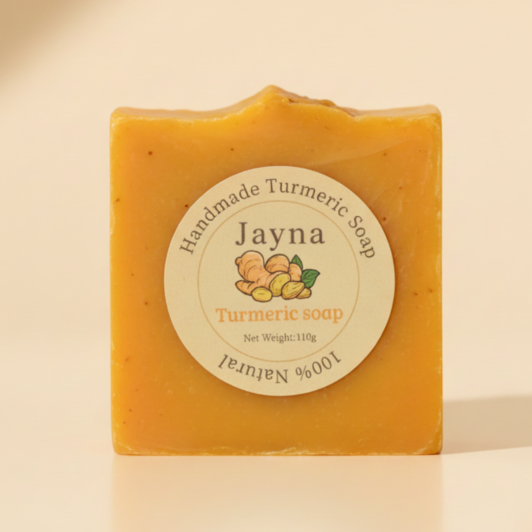 Jabón facial purificante con cúrcuma