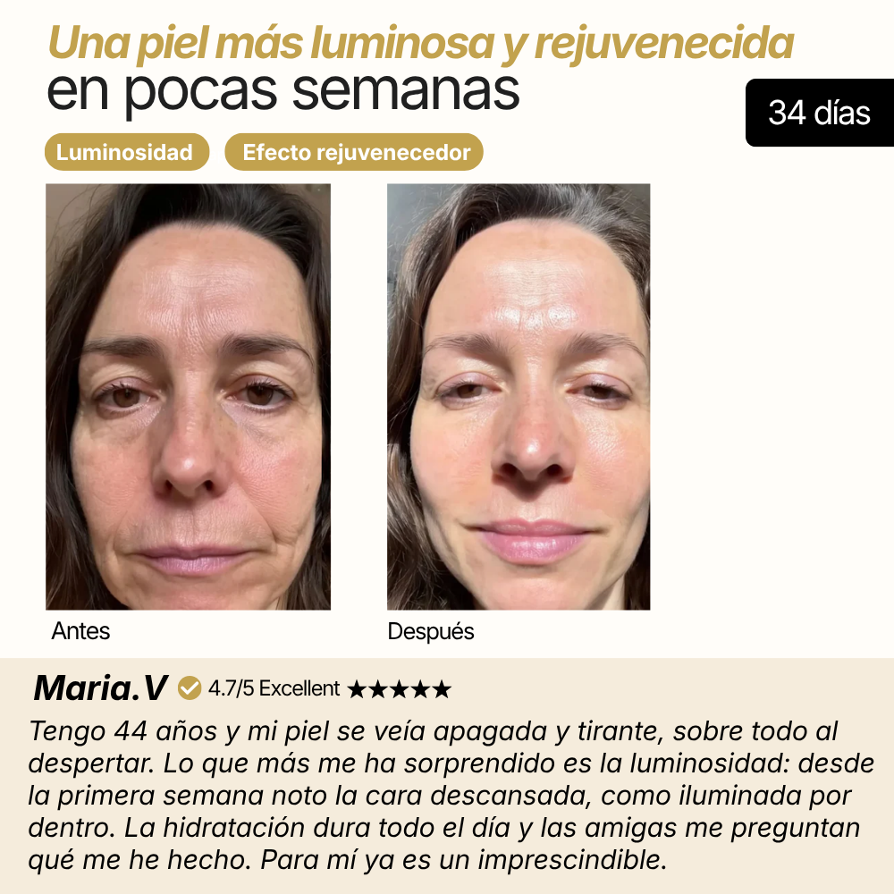 Mascarilla Coreana Antiedad con Colágeno y Cúrcuma
