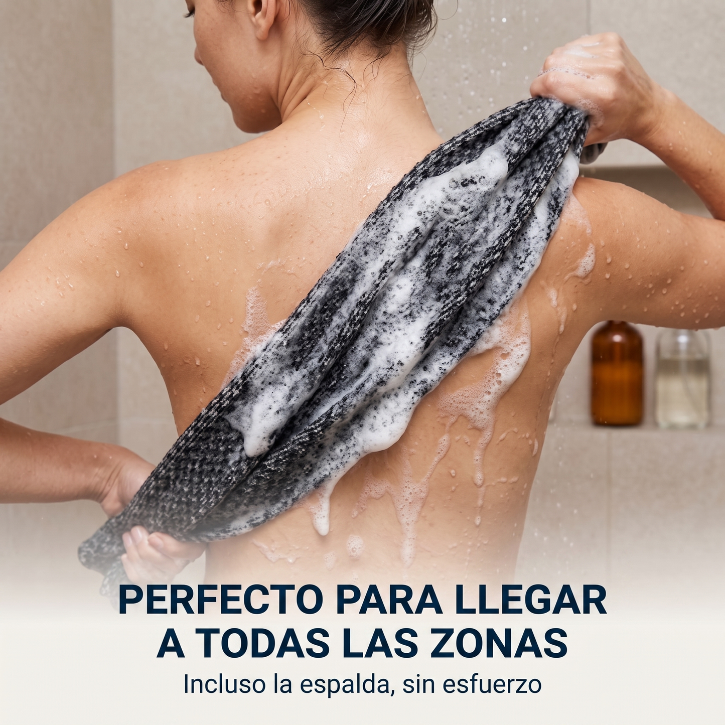Toalla de ducha exfoliante Jayna