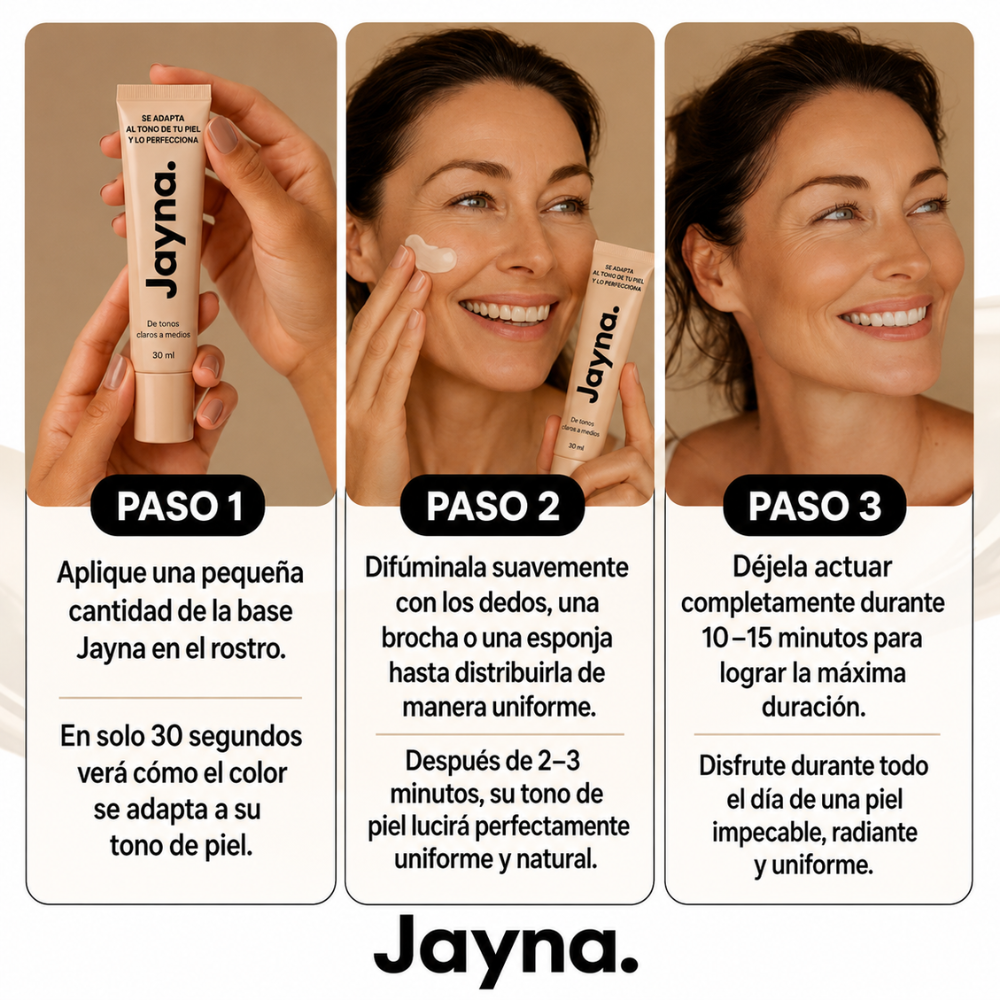 Jayna™ - Base Perfecta Adaptadora