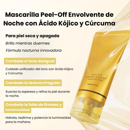 Despierta Con Una Piel Más Clara Con La MASCARILLA KÓJICO & CÚRCUMA