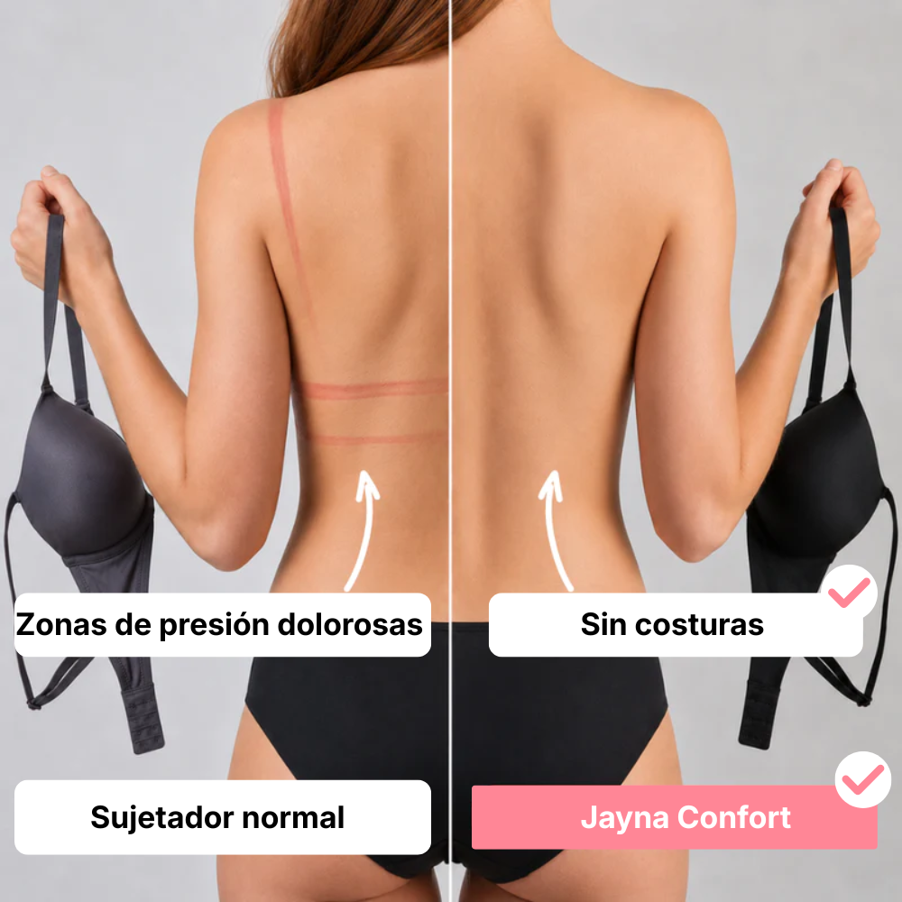 Jayna Sujetador Confort sin costuras ni aros