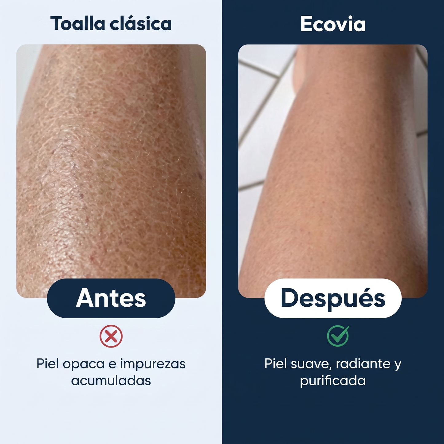 Toalla de ducha exfoliante Jayna
