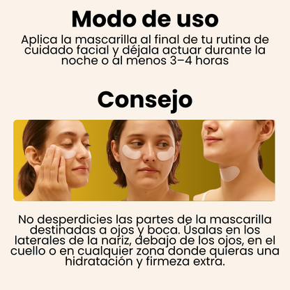SkinMask™ – Mascarilla Bio-Colágeno Antiarrugas 75%